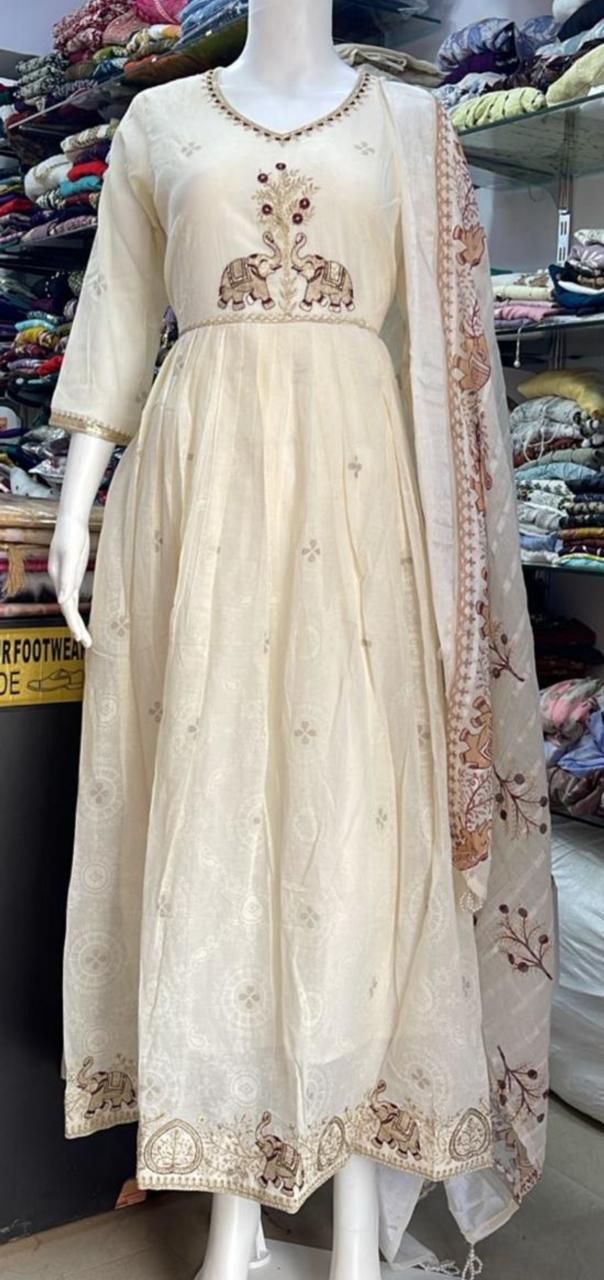 1 Cotton dress Top and Duppata/No bottom
