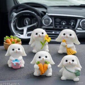 Minature rabbits-set of 5