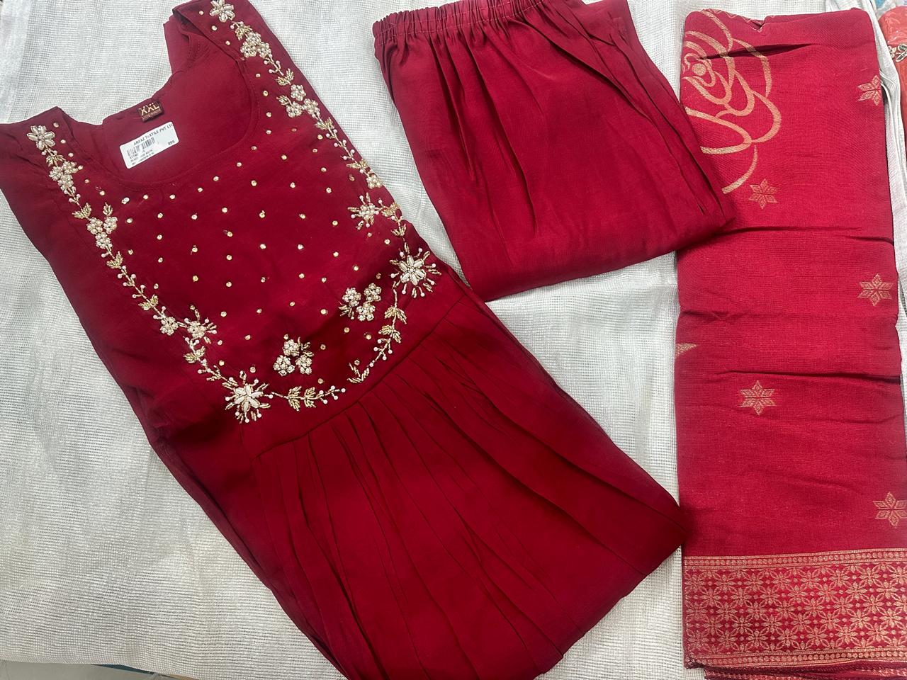 3 piece set -XXL cotton silk